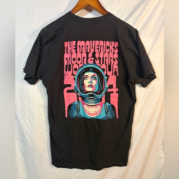 Bella Canvas Black Tee with Pink Graphic - Picture 3 of 3